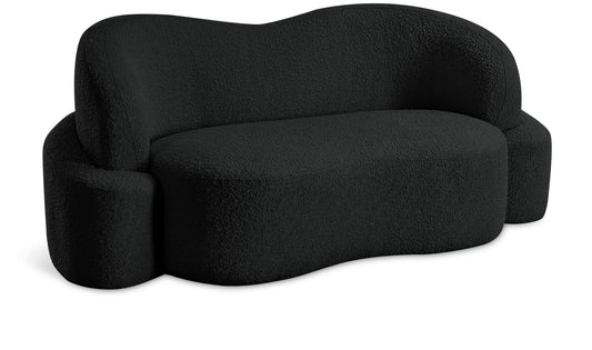 Principessa 68" Boucle Fabric Upholstered Loveseat