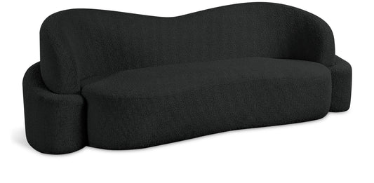 Principessa 90" Boucle Fabric Upholstered Sofa