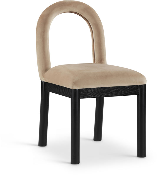 Conrad Black Velvet Dining Chair