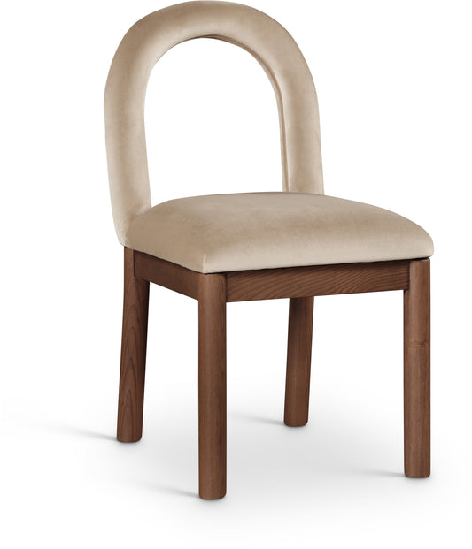 Conrad Brown Velvet Dining Chair