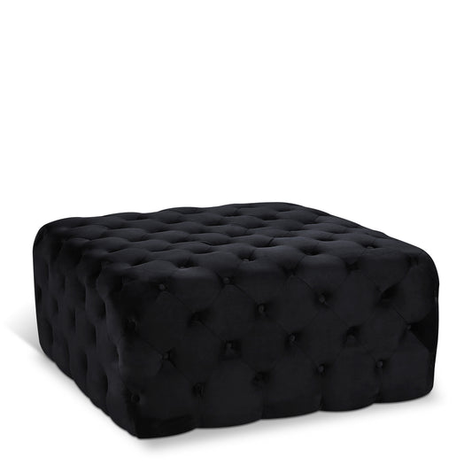 Ariel Velvet Upholstered Ottoman