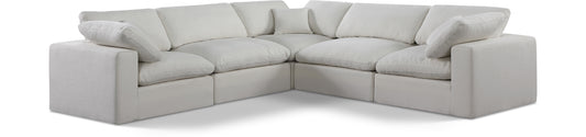 Comfy Corner Sectional — Linen-Textured Fabric