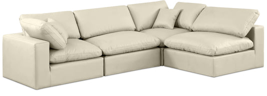 Comfy Corner Return Sectional — Vegan Leather