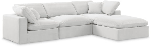 Comfy Chaise Sectional — Velvet