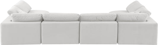 Comfy U-Shaped Sectional — Velvet
