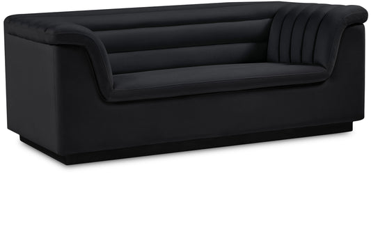 Cascade 72" Velvet Upholstered Loveseat