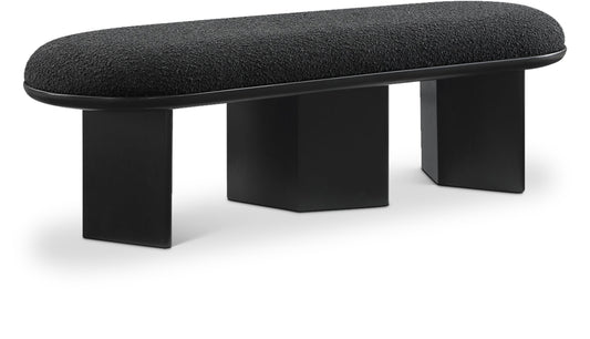 Wilshire Boucle Fabric Upholstered Bench