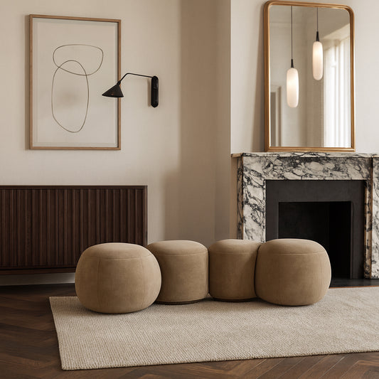 Apollo Velvet Upholstered Bench