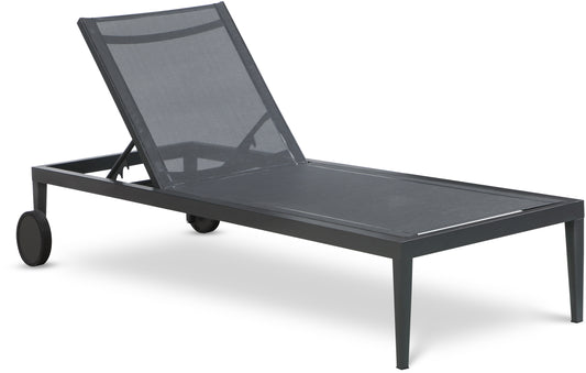 Nizuc Adjustable Mesh Water Resistant Fabric Outdoor Patio Adjustable Sun Chaise Lounge
