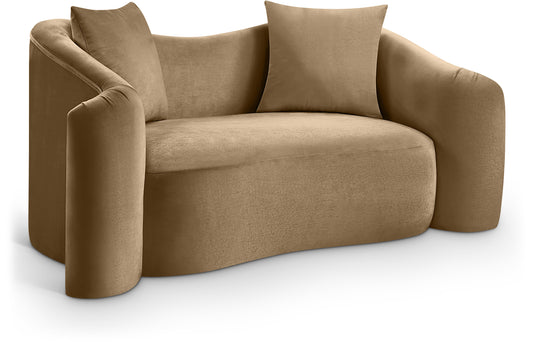 Destin 70" Velvet Upholstered Loveseat