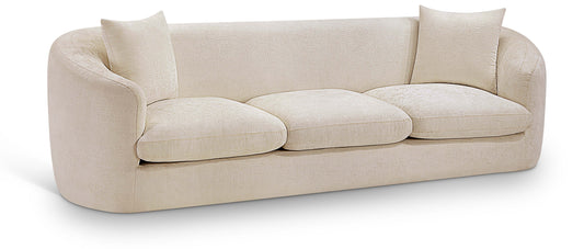 Penelope 92.5" Chenille Fabric Upholstered Sofa