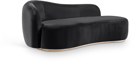 Gustavo Velvet Upholstered Chaise