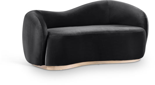 Gustavo 72.5" Velvet Upholstered Loveseat