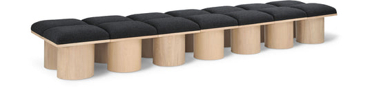 Pavilion Boucle Fabric Upholstered 14-Piece Modular Bench