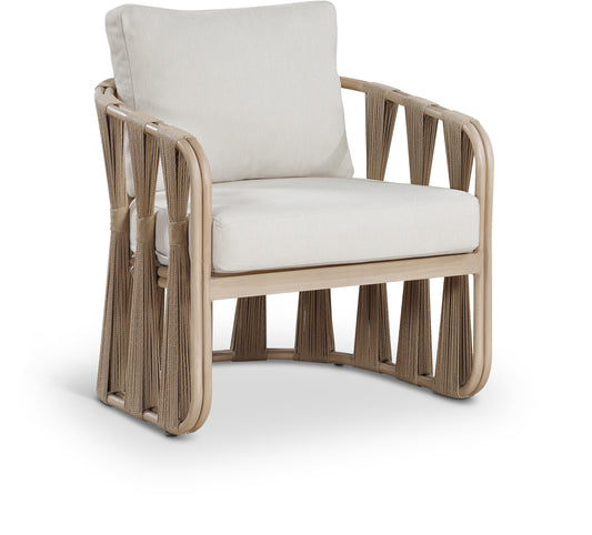 San Pietro Water Resilient Fabric Upholstered Outdoor Patio Chair