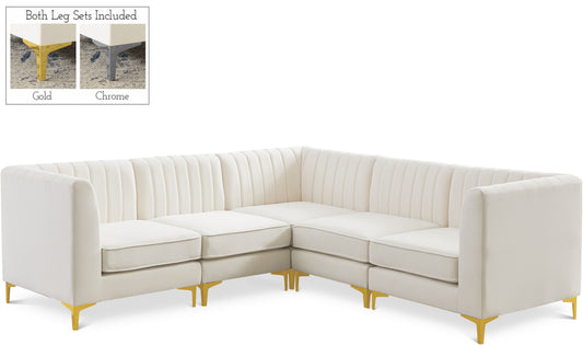 Alina Corner Sectional — Velvet