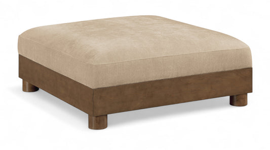 Turin Chenille Fabric Upholstered Modular Ottoman