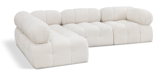 Ames Left Corner Return Sectional — Bouclé