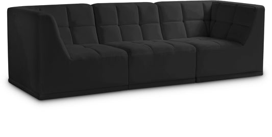 Relax Velvet Upholstered Modular Sofa