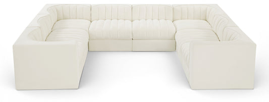 Rummi U-Shaped Sectional — Velvet