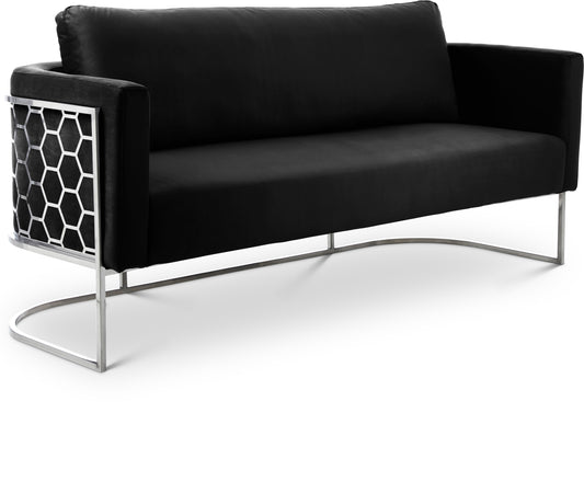 Casa 75.5" Velvet Upholstered Sofa
