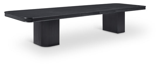 Mohari Solid Wood And Oak Veneer Dining Table