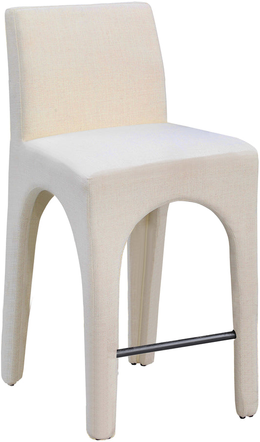 Gramercy Linen Fabric Counter Stool