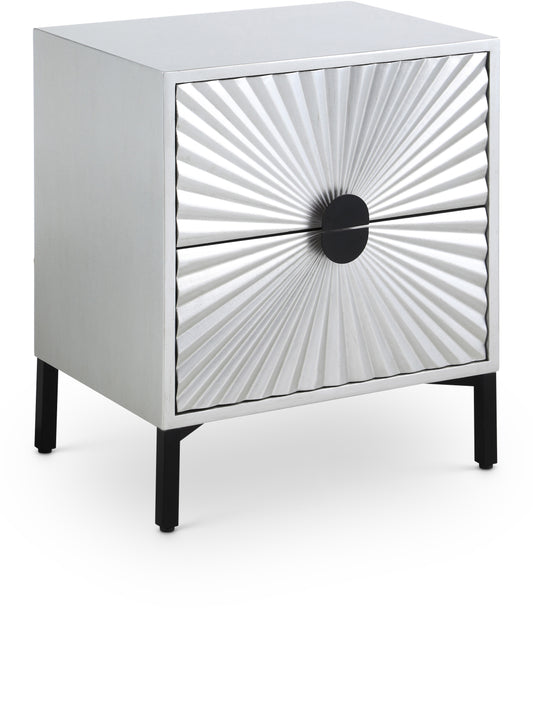Glitz Wood And Iron Side Table