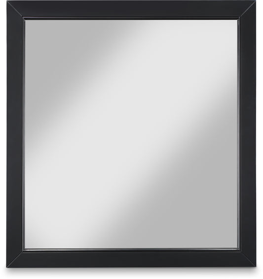 Marisol Wood Veneer And Iron Mirror