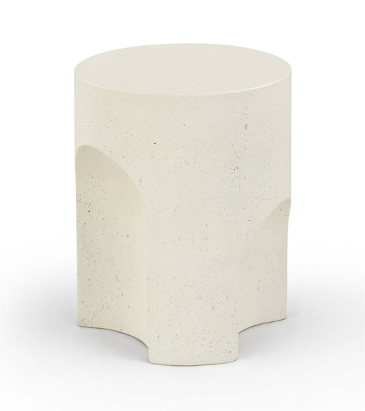 Olira Concrete And Fiberglass Indoor / Outdoor End Table