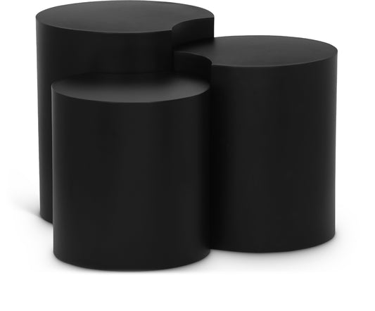 Dimple 3-Piece Nesting End Table — Cluster Arrangement