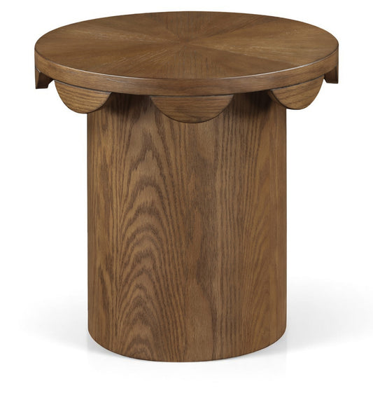 Dahlia Oak Veneer End Table