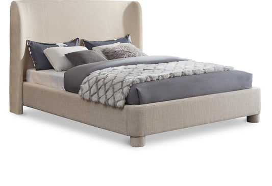 Penny Linen Textured Fabric Bed