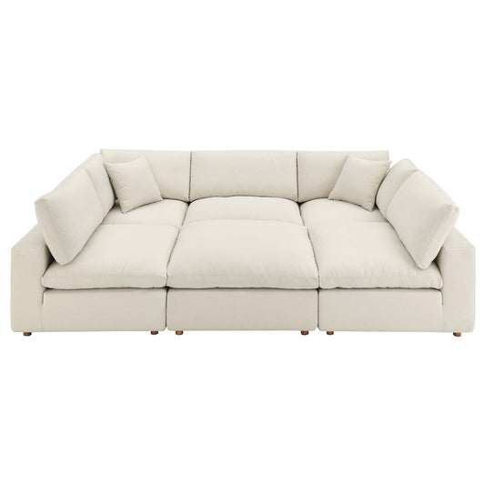 Commix Pit Lounge — Linen-Textured Fabric