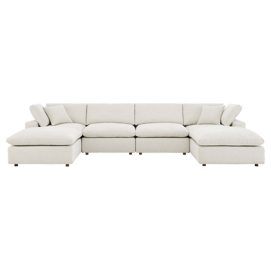 Commix Double-Chaise Sectional — Bouclé