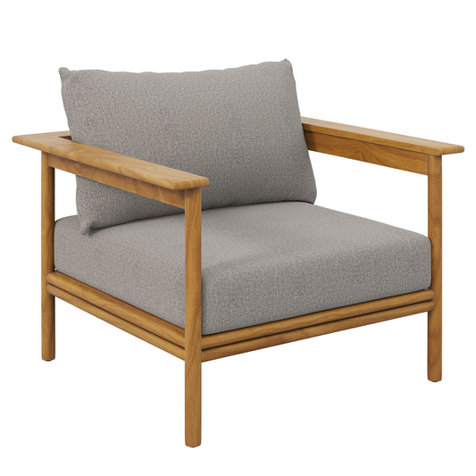 Wren Outdoor Patio Teak Wood Armchair