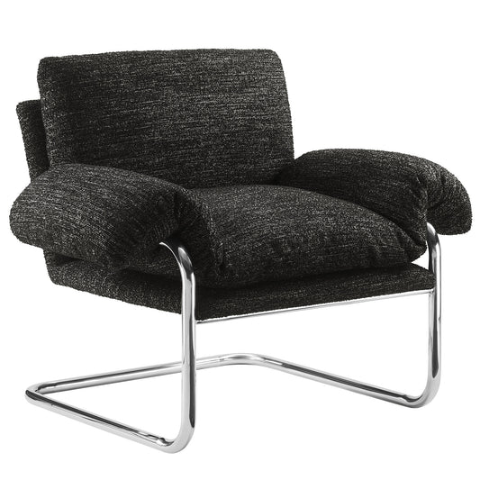Ansel Boucle Fabric Accent Chair
