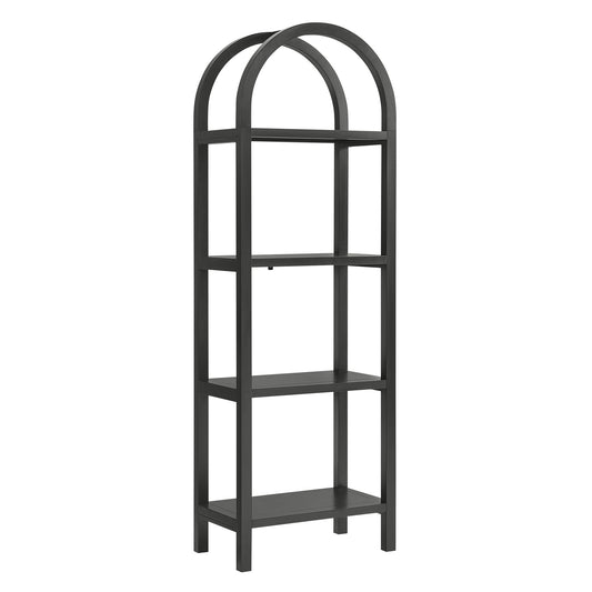 Vexley 72 Inch Tall Narrow Arched Bookshelf