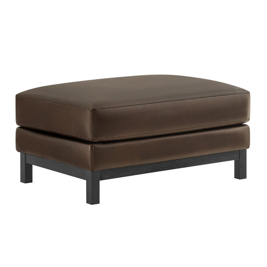 Roscoe Vegan Leather Ottoman