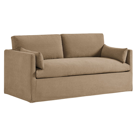 Wellfleet Slipcovered Linen Blend Loveseat