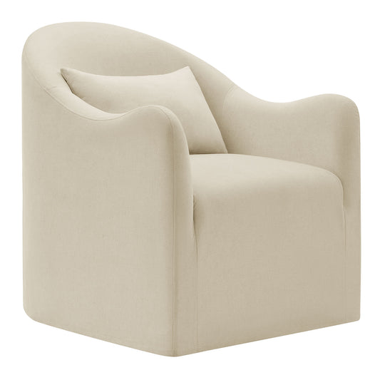 Bardot Slipcovered Blend Accent Chair