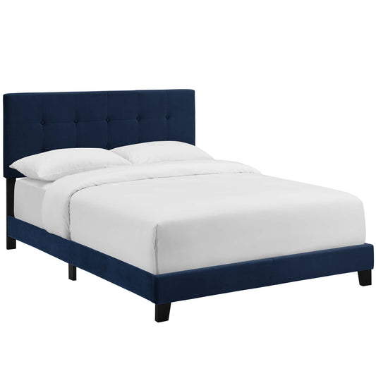 Amira Velvet Bed